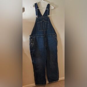 Old Navy Medium Blue Denim Overalls Women’s Size 18